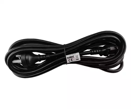 Toitekaabel Hiina tüüp I kuni C13, 1,5 mm², tüübikinnitus: CCC, must, pikkus 5,00 m.