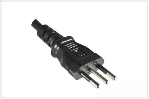 Power cable Italy type L to C13, 1mm², approval: IMQ, black, length 3.00m