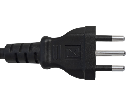 Καλώδιο δικτύου Ιταλίας τύπου L σε C13, 1mm², έγκριση: μήκους 5.00m.