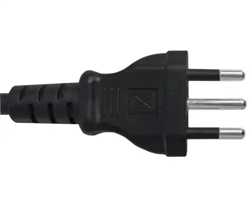 Võrgukaabel Itaalia tüüp L kuni C13, 1mm², tüübikinnitus: IMQ, must, pikkus 3,00m.