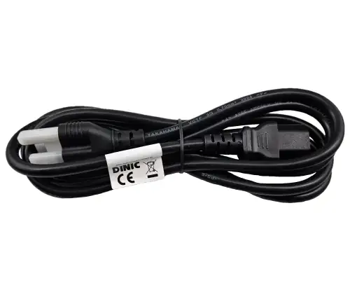 Mains cable Japan type B to C13, 0.75mm², approvals: JET/PSE, VCTF, black, length 1.80m
