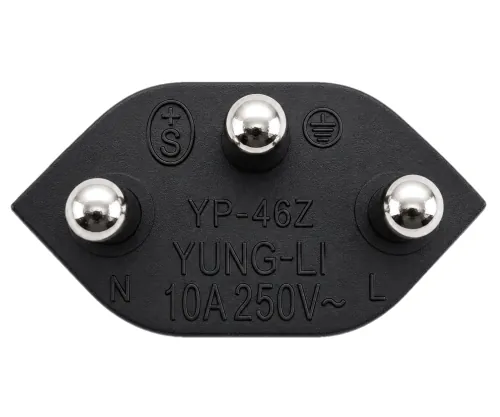 Cablu de rețea Elveția LSZH tip J (parțial izolat) la C13, 1mm², omologare: SEV, negru, lungime 2.00m