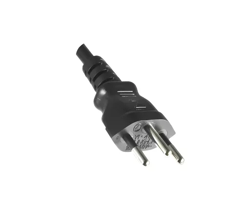 Power Cable for Switzerland with 90° Angled C13