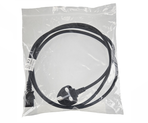 Мрежов кабел England UK тип G 10A към C13, 1mm², одобрение: ASTA, LSZH, черен, дължина 1,80m