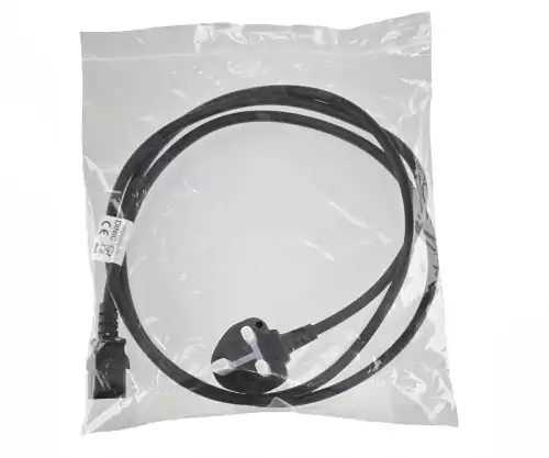 Verkkokaapeli Englanti UK tyyppi G 10A C13, 1mm², hyväksyntä: ASTA, LSZH, musta, pituus 1.80m.