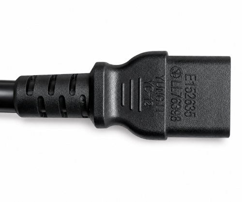 Καλώδιο τροφοδοσίας America USA NEMA 6-20P σε C13, SJT 14/3C 105°C, μαύρο, μήκος 2.00m