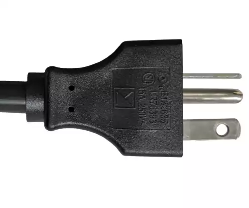 Netzkabel Amerika USA NEMA 6-20P auf C13, SJT 14/3C 105°C, schwarz, Länge 2,00m