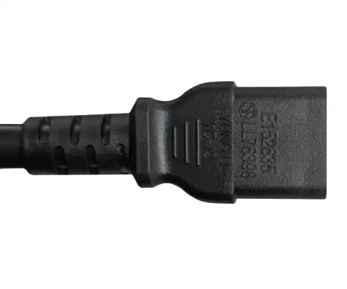 Netzkabel Amerika USA NEMA 6-20P auf C13, SJT 14/3C 105°C, schwarz, Länge 2,00m