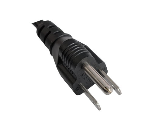 Netzkabel Amerika USA NEMA 5-15P, Typ B - C13 zur Seite gewinkelt,