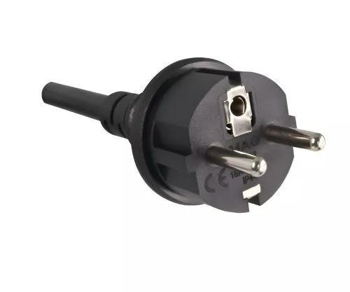 Rubber/Neoprene power cord 1.5 mm², CEE 7/7, Open-End 3cm stripped, H07RN-F 3G, VDE, length 3.00m
