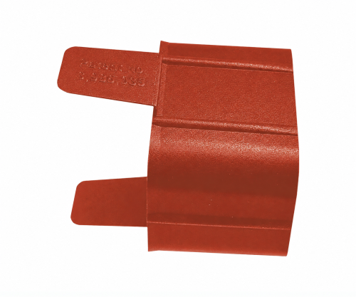Slip-on sleeve for C19, SecureSleeve, red