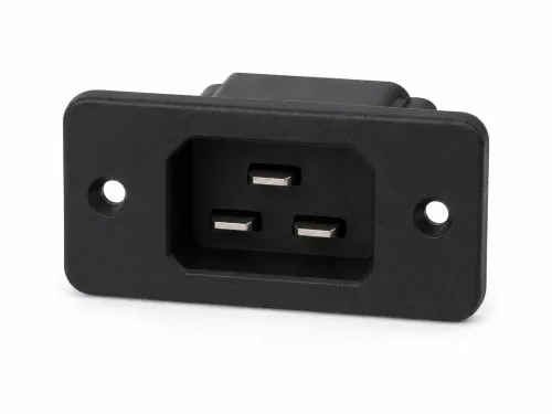 DINIC IEC 60320-C20 Einbaubuchse zum Schrauben, 16 A, 250 V~, Bulk Verpackung