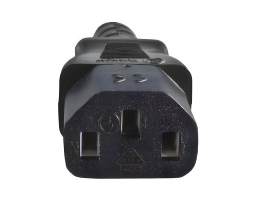 Mains cable England UK type G 10A to C13, 0.75mm², approval: BSI Kitemark, UKCA, black, length 1.80m