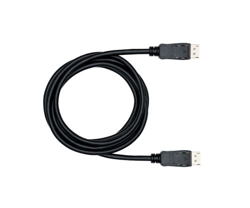 Kabel DisplayPort 1.4, 2x DP konektor, 8K, podpora 8K/60HZ, 32,4GBpS, černý, krabička DINIC s eurootvorem, 2m
