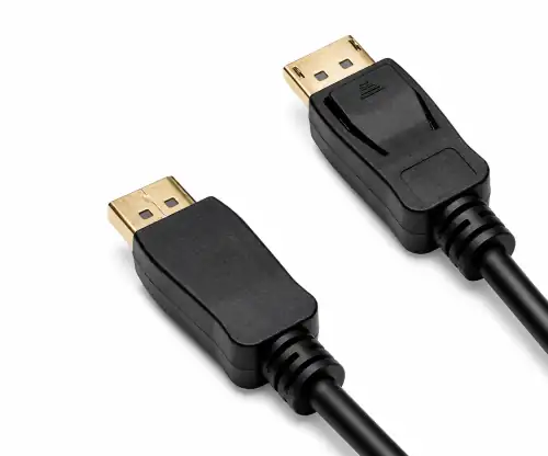 Cavo DisplayPort 1.4 da maschio a maschio, supporto 8K/60HZ, 32,4GBpS, nero, DINIC Polybag, 2m