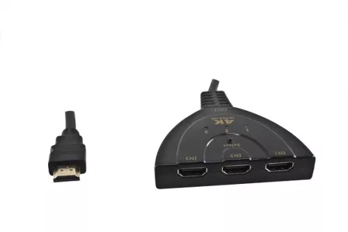 Umschaltbox automatisch, 3 auf 1 HDMI, z. B. 3 Geräte an 1 Fernsehgerät