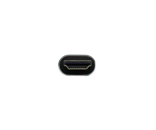 HDMI 2.1 Kabel, 2x Stecker Aluminiumgehäuse, 1m 48Gbps, 4K@120Hz, 8K@60Hz, 3D, HDR, DINIC Box