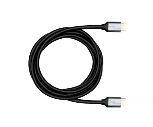 Καλώδιο HDMI 2.1, 2x βύσμα αλουμινένιο περίβλημα, 1m 48Gbps, 4K@120Hz, 8K@60Hz, 3D, HDR, DINIC Πολυσάκεια