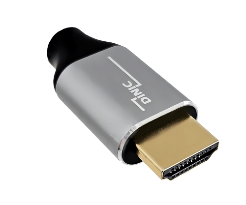 HDMI 2.1 Kabel, 2x Stecker Aluminiumgehäuse, 5m 48Gbps, 4K@120Hz, 8K@60Hz, 3D, HDR, DINIC Box