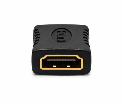 DINIC HDMI Adapter A Buchse auf A Buchse, vergoldete Kontakte, schwarz, Bulk