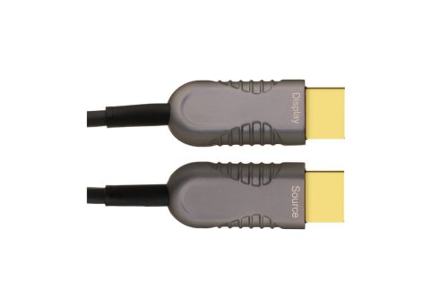 HDMI 2.0 AOC Glasfaserkabel A Stecker auf Stecker, aktiv, 4K@60Hz 18Gbp, schwarz, Länge 20,00m