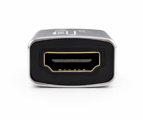 DINIC HDMI-A Verbinder, 8K, Metall HDMI-A Buchse auf Buchse, 8K 60Hz / 4K 120Hz, DINIC Box mit Euroloch