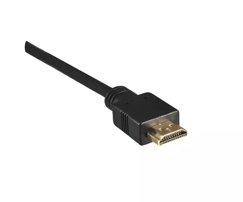 HDMI Kabel A Stecker auf DVI-D Stecker, vergoldete Kontakte, schwarz, DINIC Box mit Euroloch, Länge 2,00m