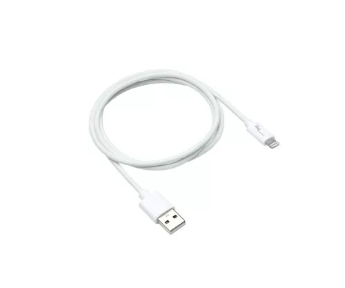 USB A to Lightning cable 0.5m, white, DINIC Box