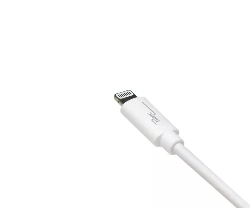 USB A to Lightning cable 1m, white, DINIC Box