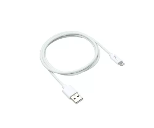 USB A to Lightning cable 2m, white, DINIC Box