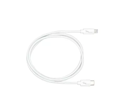 Kabel USB C do Lightning, MFi, škatla, bel, 0,50 m, s certifikatom MFi, kabel za sinhronizacijo in hitro polnjenje