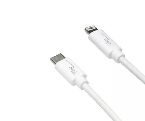 USB C auf Lightning Kabel, MFi, Box, weiß, 2m MFi zertifiziert, Sync- und Schnellladekabel