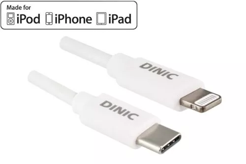 USB C auf Lighting Kabel, 2m, MFi zertifiziert unterstützt Power Delivery, weiß