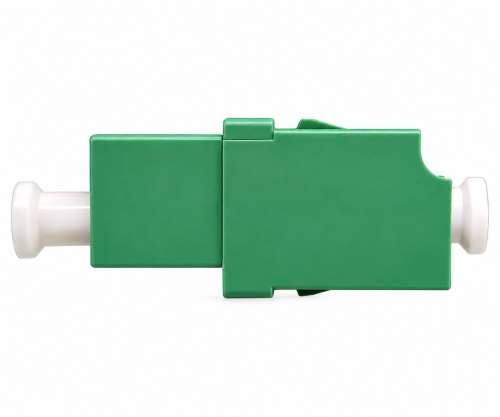 LWL Adapter LC/APC Buchse auf LC/APC Buchse Glasfaser Adapter, Singlemode / Simplex