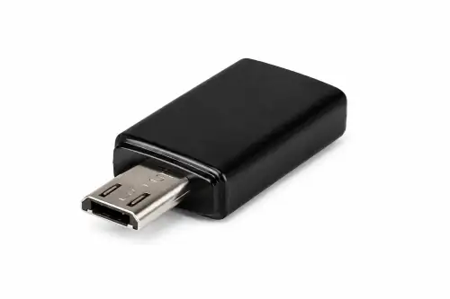 Wtyk MHL (Micro USB) do gniazda HDMI, np. HTC, LG, SONY + adapter do Samsung S3/S4, czarny, blister DINIC, 0,20 m