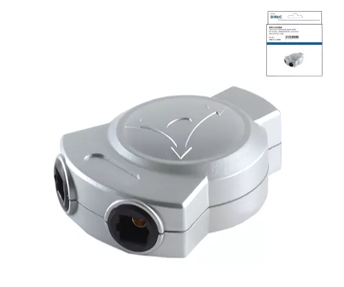 Toslink splitter, from 1 to 2 sockets, DINIC box for connecting 2 devices to one port