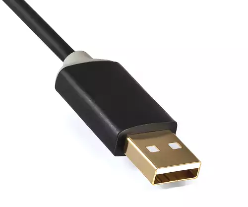 Przedłużacz HQ USB 2.0 wtyk-gniazdo, Monaco Range, czarny, blister DINIC, długość 2,00 m
