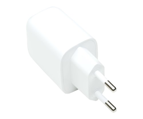 USB C+A nabíječka/napájecí zdroj 20W, PD, bílá, Power Delivery box, bílá, DINIC box s Euro otvorem