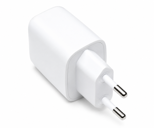 USB C+A Ladegerät/Netzteil 20W, PD, weiß, Box Power Delivery, weiß, DINIC Box mit Euroloch