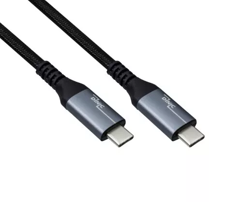 USB-C-virtalähde 45W + USB-C-C-kaapeli, pikalaturi PD3.0:lla ja PPS:llä + USB-C HQ-kaapeli, 2 m, DINIC-laatikko