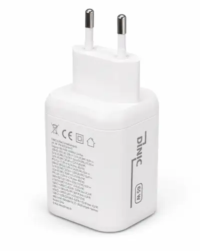 Caricabatterie/alimentatore USB C/C/A 65 W Caricabatterie rapido Power Delivery 3.0, tecnologia PPS