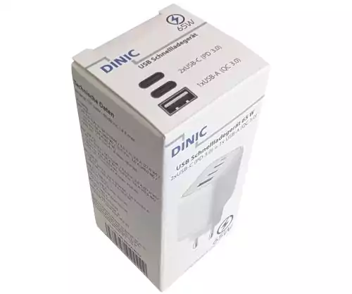 USB C/C/A polnilnik/napajalnik 65 W hitri polnilnik Power Delivery 3.0, tehnologija PPS