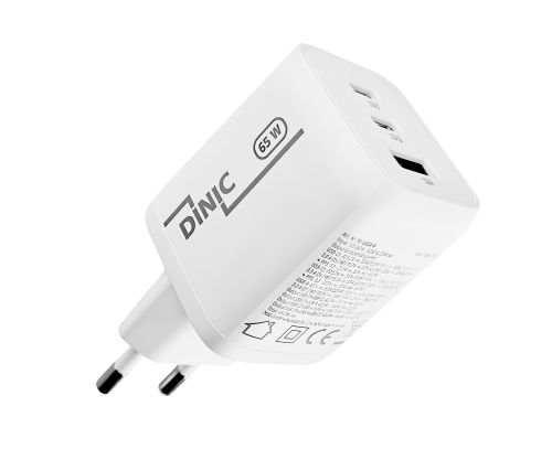 USB C/C/A oplader/voeding 65 W snelle oplader (GAN), Power Delivery 3.0, PPS-technologie