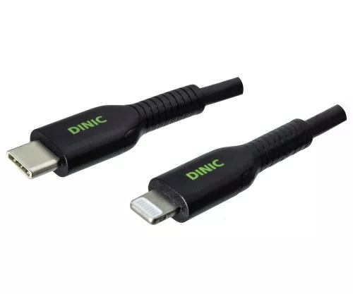 Komplet polnilnika USB C 20W, PD, črn, 1m Komplet Lightning/C 5V/3A; 9V/2,22A (PD3.0), črn