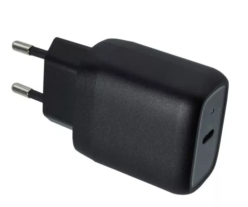 Komplet polnilnika USB C 20W, PD, črn, 1m Komplet Lightning/C 5V/3A; 9V/2,22A (PD3.0), črn