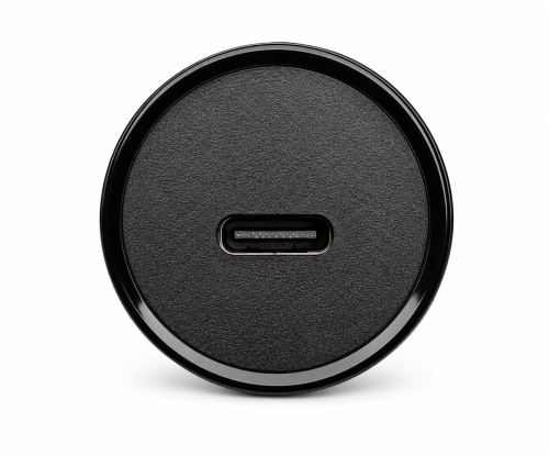 USB KFZ 20W C Schnellladegerät, PD 3.0 Schnellladefunktion, schwarz, DINIC Box Euroloch