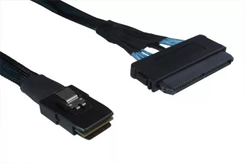 SAS Cable internal SFF-8087 (host) to SFF-8484 (target), 0,75m