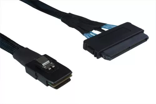 SAS-kabel intern SFF-8087 naar SFF-8484, SFF-8087 (host) naar SFF-8484 (doel), lengte 0,75 m
