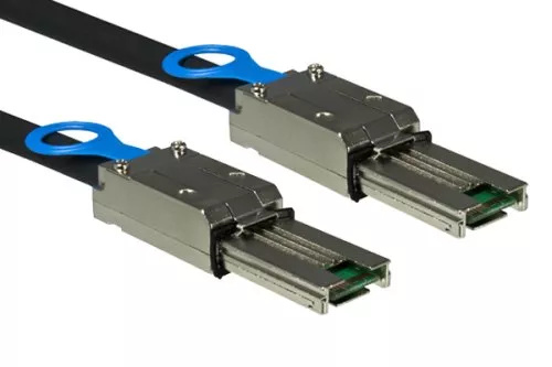 MADISON SAS Kabel extern SFF-8088 auf SFF-8088, 1m mini SAS auf mini SAS, AWG 28