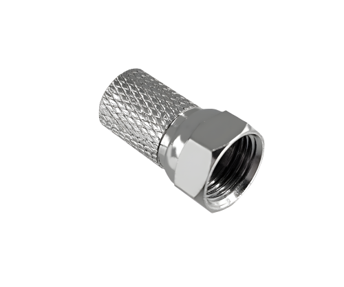 DINIC F twist-on-stik til 7,3 mm kabel, kobber, antal: 8 stk, DINIC-boks med eurohul, længde 20 mm